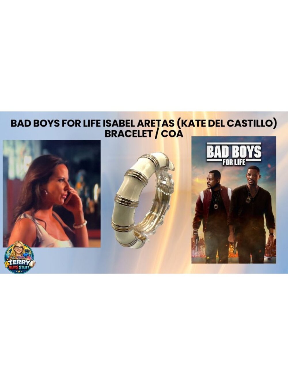 Bad Boys for Life 2020 Kate del Castillo Isabel Aretas Bracelet Movie Prop COA
